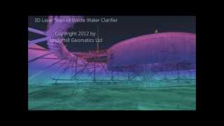 BC Land Surveyors Use 3D Laser Scan to Survey Waste Water Treatment Plant