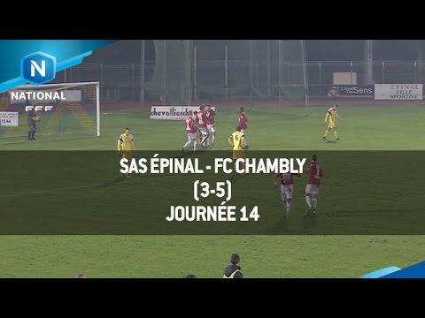 J14 : SAS Épinal - FC Chambly (3-5), le résumé