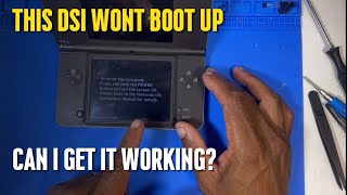 Non booting Nintendo DSI XL