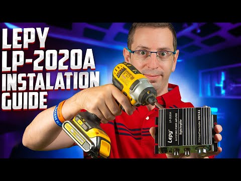 How To Connect Lepy LP-2020A Mini AMP to Speakers | DIY For Beginners!