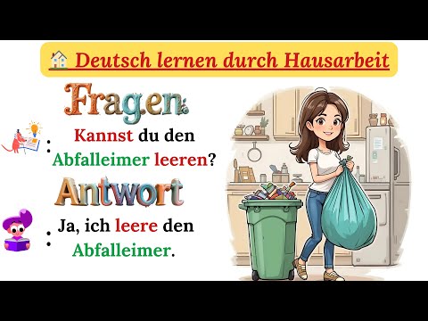 Learn German Through Housework | 120 Essential Everyday Sentences! 🧹