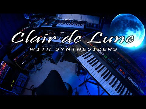 Clair de Lune - with synthesizers | A mix of complex midi sequencing and live playing