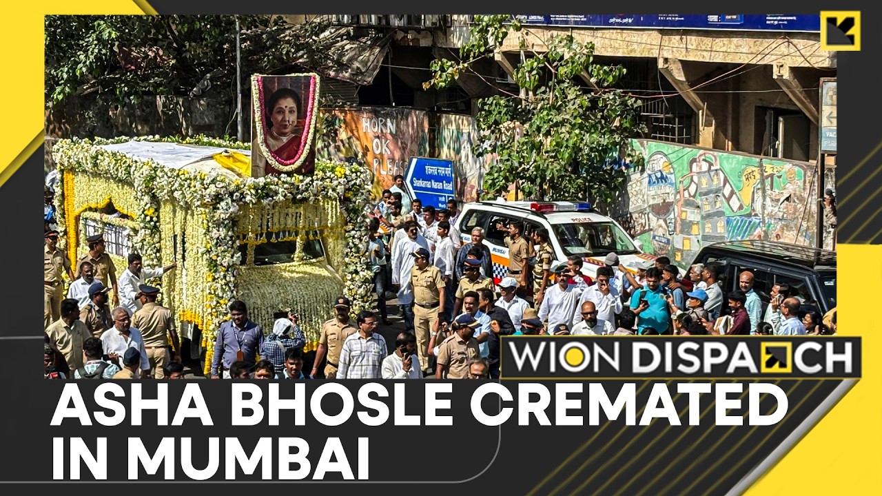 India Bids Farewell: Asha Bhosle Gets Cremated at Shivaji Park | WION Dispatch