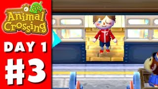 Animal Crossing: New Leaf - Part 3 - Friends Visit (Nintendo 3DS Gameplay Walkthrough Day 1)