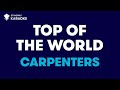 Top Of The World in the Style of "Carpenters ...