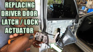 replacing driver door latch / actuator on nissan altima