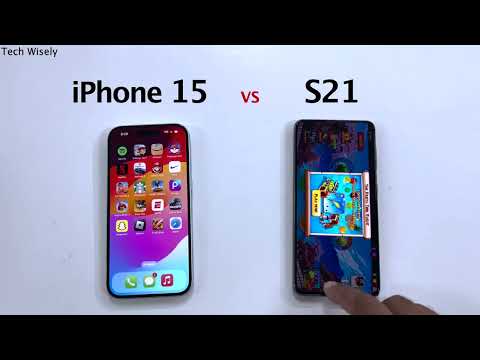 iPhone 15 vs SAMSUNG S21 - Speed Performance Test