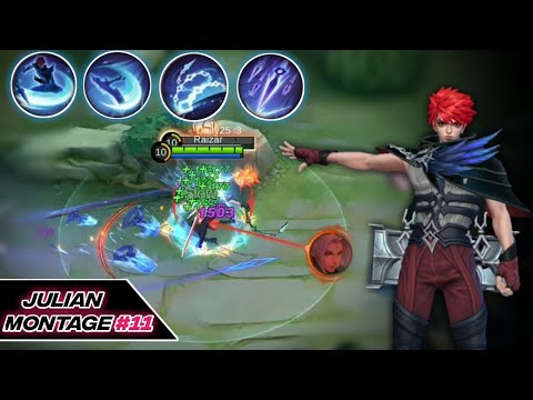NEW HERO JULIAN COMBO MONTAGE #11 Mobile Legends | Leomord Revamp | Faramis Revamp