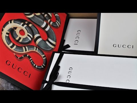 GUCCI Snake T-shirt & GUCCI Ace Sneaker Unboxing and Fit Review Video