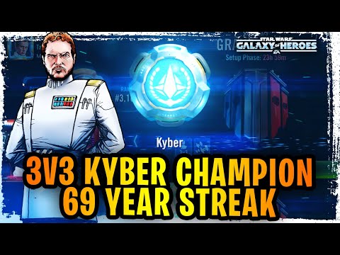 3v3 Grand Arena Kyber Champion 69 years in a Row - RIP CONQUEST - My First F2P Zeta
