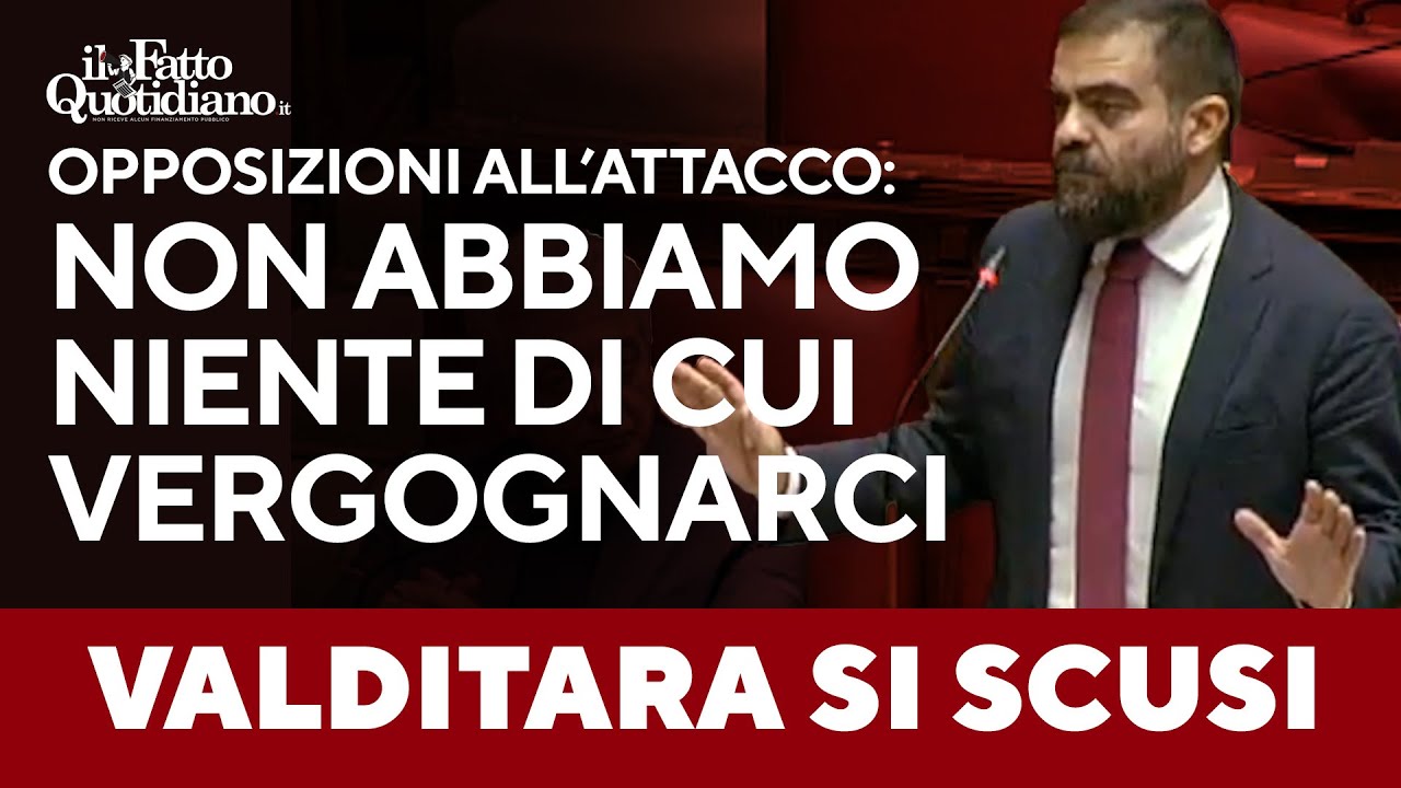 "Non abbiamo nulla di cui vergognarci, Valditara si scusi". Opposizioni contro il ministro
