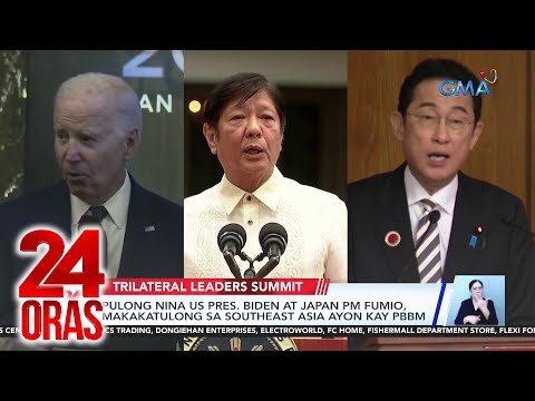 Pulong nila nina US Pres. Biden at Japan PM Fumio, makakatulong sa Southeast Asia ayon… 24 Oras