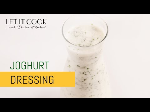Joghurtdressing leichte Alternative zum Salat