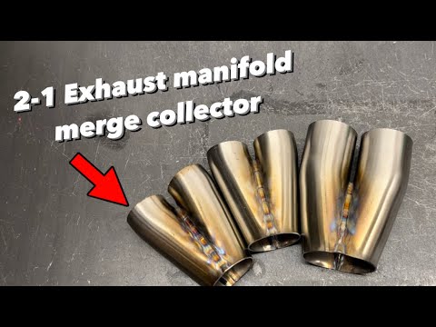 How to make 2-1 Exhaust Merge Collector