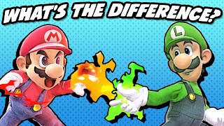 What&#39;s the Difference between Mario and Luigi? (SSBU)