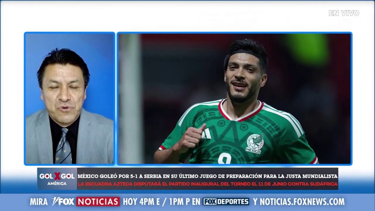 😎 MÉXICO 5-1 SERBIA | Goleada que ilusiona previo al Mundial | GolXGol