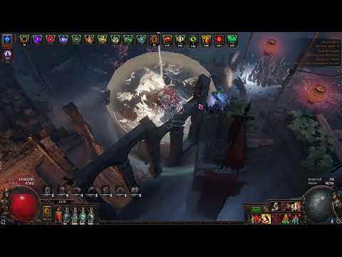 POE 3.16 (Scourge) - Armour Stacking Champion wave 30 Simulacrum