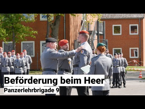 Bundeswehr: Beförderung eines Offiziers als letzte Amtshandlung des Kommandeurs