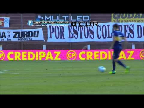 Planchazo de Chamorro. Lanús 0 - Boca 0. Fecha 18. Torneo Inicial 2013. Fútbol Para Todos