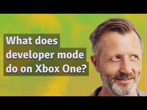 What does developer mode do on Xbox One?