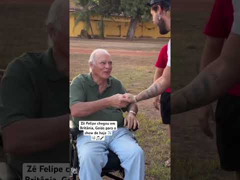 Zé Felipe chegou em Britânia, Goiás para o show de hoje #zefelipe #shorts