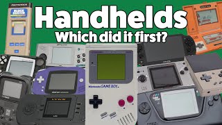 Which handheld console did it first?