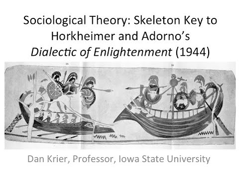 Sociological Theory: Skeleton Key 1 to Horkheimer and Adorno's Dialectic of Enlightenment (1944)