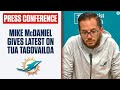 Dolphins HC Mike McDaniel gives latest on Tua Tagovailoa [FULL PRESS CONFERENCE] | CBS Sports HQ
