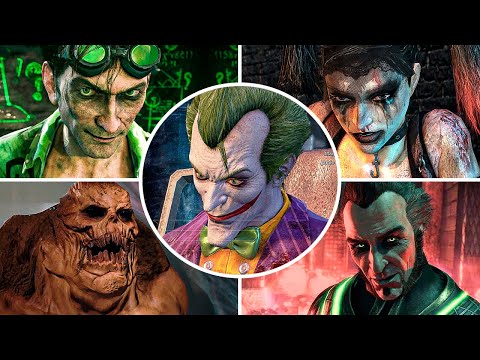 Batman: Arkham City - All Boss Fights & Ending | 4K 60FPS ULTRA HD