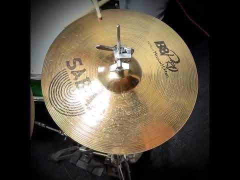 Sabian B8 Pro 14” Medium hi-hats - Brilliant image 3