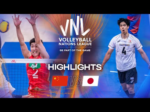 China 🇨🇳 vs. Japan 🇯🇵  - Highlights | Week 1 | Men's VNL 2025