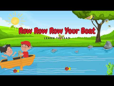 Row, Row, Row Your Boat - Nursery Rhyme Sing-Along for Kids | Nursery Rhymes & Kids songs #cocomelon