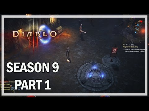 Diablo 3 - Season 9 Let's Play Part 1 - Demon Hunter Gameplay