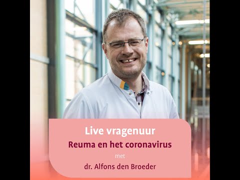 ReumaNederland vragenuur over reuma en corona