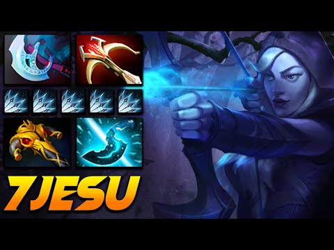 7jesu Drow Ranger Mega Archer Reaction - Dota 2 Pro Gameplay [Watch & Learn]