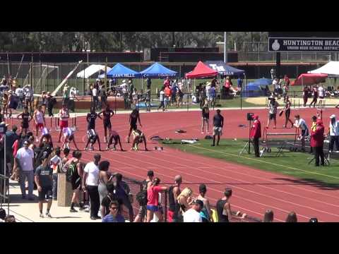 J Gasser & T Coffman - VarB 100m at Beach Cities Inv 3-28-15