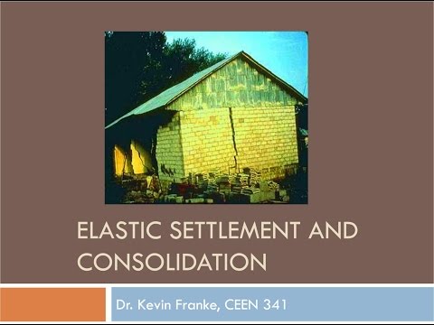 CEEN 341 - Lecture 15 - Elastic Settlement and Primary Consolidation Settlement