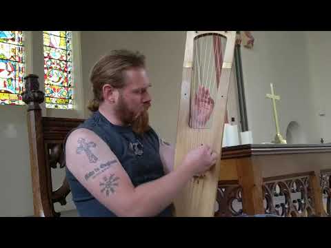 Germanic Lyre Tutorial- block and strum