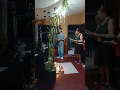 Semana Santa en el barrio San Vicente, velada del "SEÑOR" - alabanzas 3-4-26