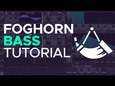 Foghorn bass in Vital tutorial
