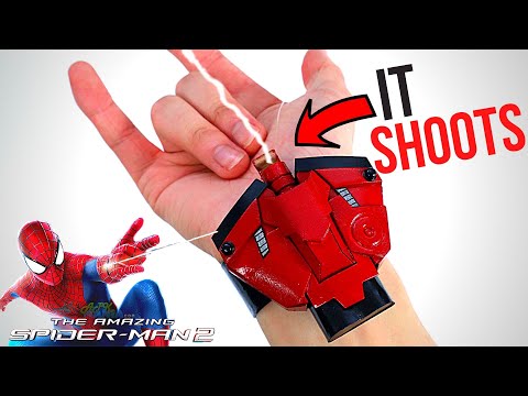 Amazing Spider-Man 2 Web Shooter That SHOOTS! EASY TO MAKE