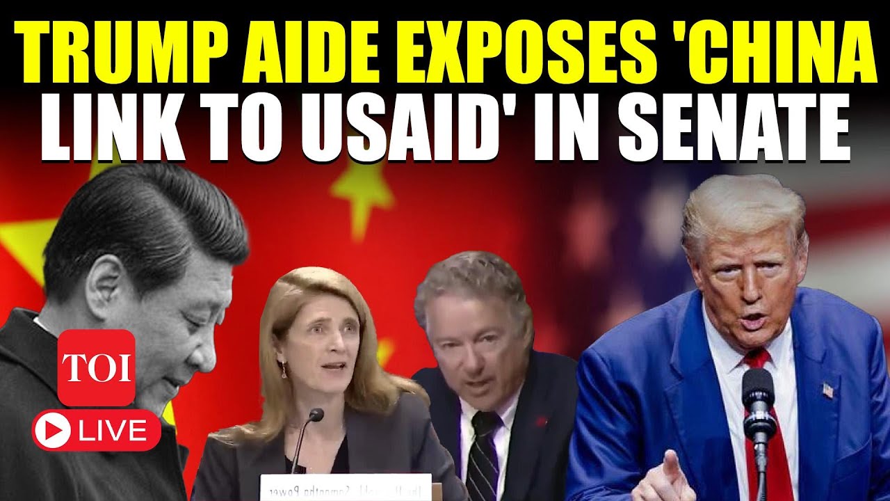 SHOCKING U.S. Senate Hearing: Trump Aide's 'China Link To USAID' Reveal Sparks Clash | Watch