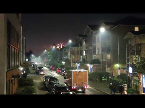 Europe's biggest Diwali fireworks - London England