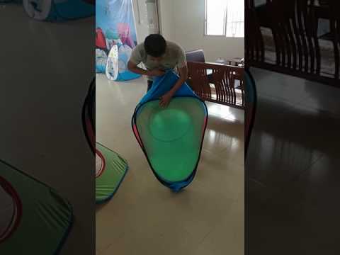 Folding Instructions for Kids Play Tent 3 in 1 Set