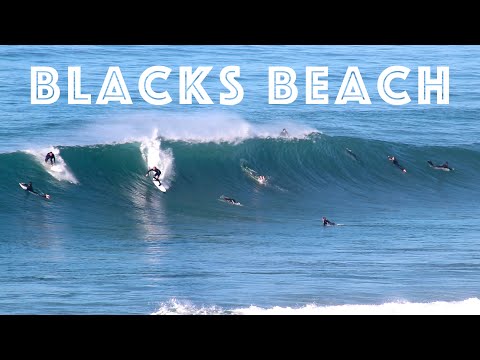 Surfing Perfect Barrels at Blacks Beach