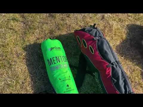 Prism Mentor 3.5 Power Kite, New Tensor 4.2 and Synapse 170 Kites Great New Hobby Dual and Quad line