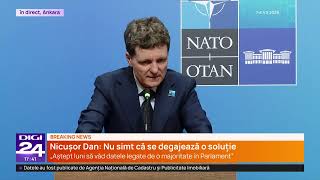 Nicușor Dan: România vrea extinderea prezenței militare SUA. Cum văd liderii Alianței criza politică