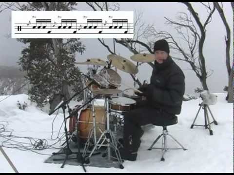 Outdoor Drum Lessons - Advanced Flam Fills - Icanplaydrums.com