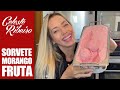 Como Fazer Sorvete Profissional De Morango Com Fruta De Verdade