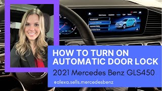 Turn on Automatic Door Lock on Mercedes Benz MBUX